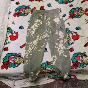 Kids Green Tie-Dye Joggers